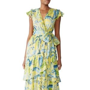 Banjanan Mercy Ruffled Midi Dress